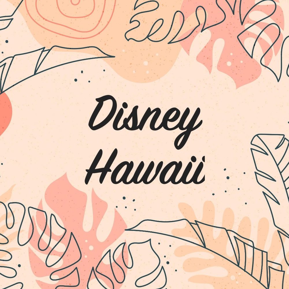 Disney items in Hawaii